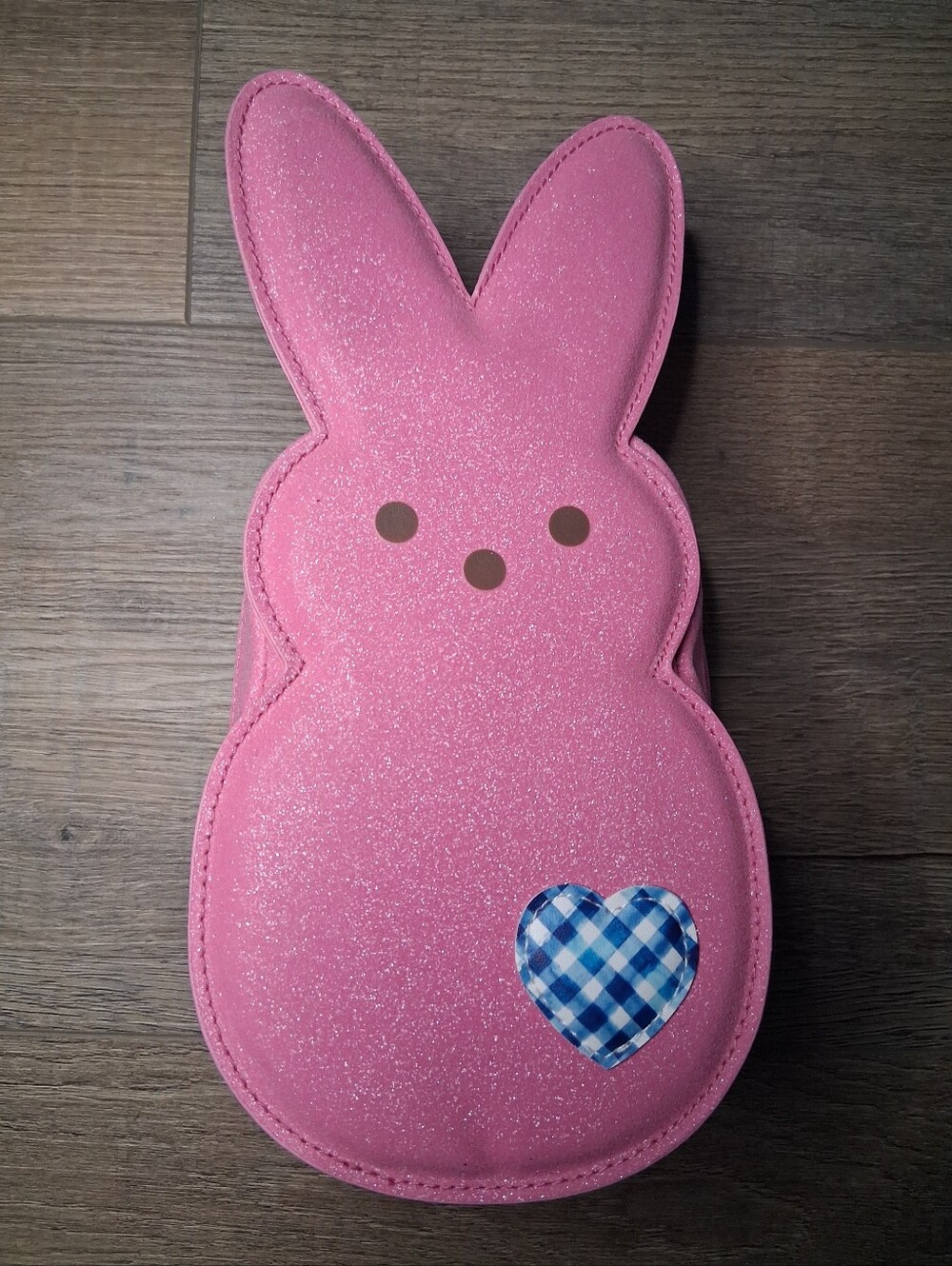 Bath & Body Works 2026 PEEPS Pink Marshmello Sparkle Backpack Gingham Heart NWT